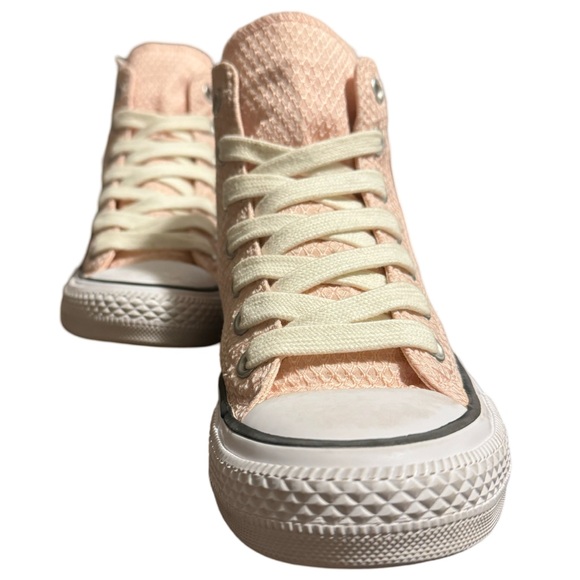 Pretty In Pink Converse High Tops - Picture 11 of 13